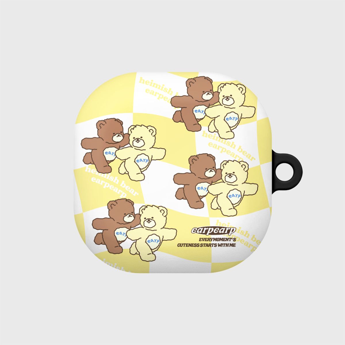 어프어프(EARPEARP) HEMISH BEAR-YELLOW(버즈-하드)