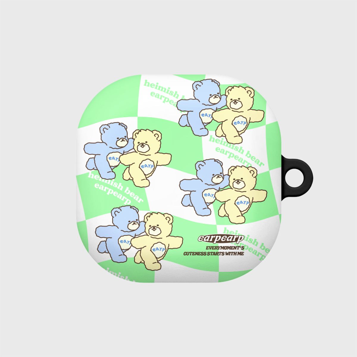어프어프(EARPEARP) HEMISH BEAR-GREEN(버즈-하드)