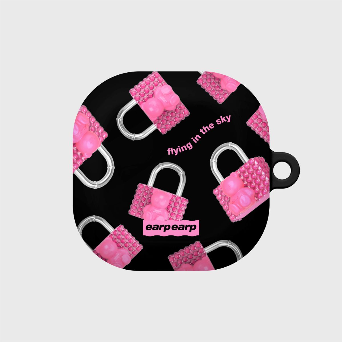 어프어프(EARPEARP) COVY PADLOCK PATTERN-PINK(버즈-하드)