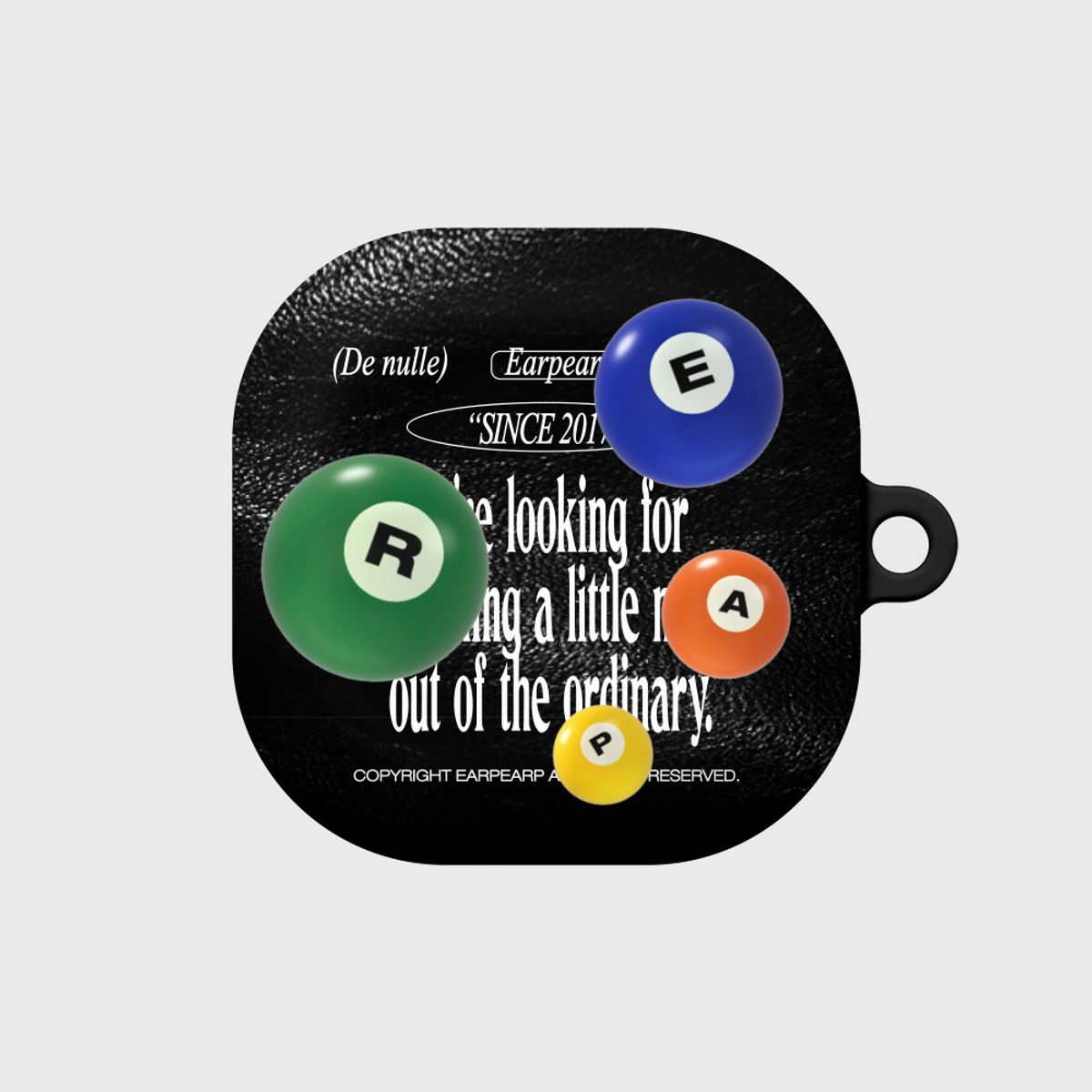 어프어프(EARPEARP) POCKETBALL OBJECT-BLACK(버즈-하드)
