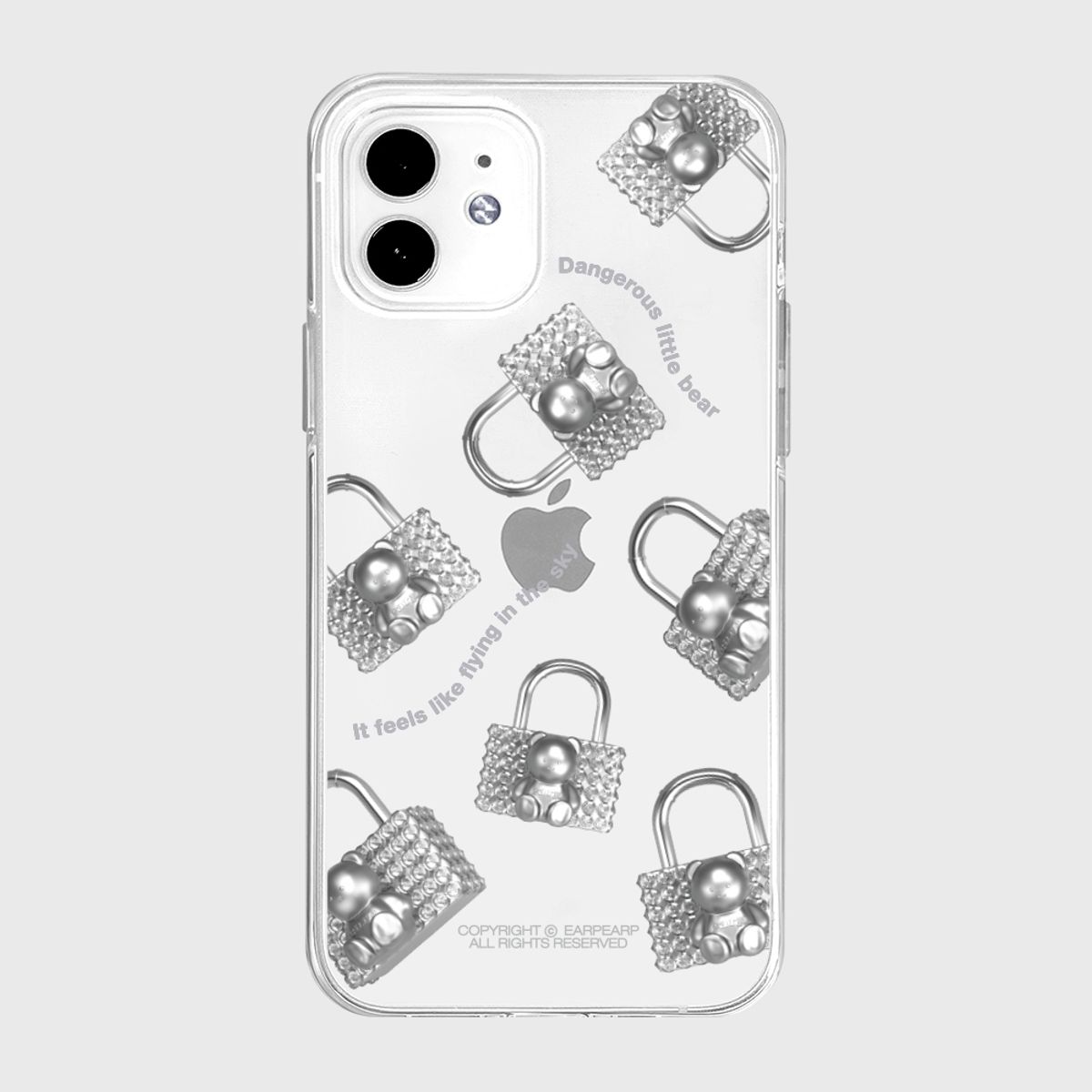 어프어프(EARPEARP) COVY PADLOCK PATTERN-GREY(젤리)