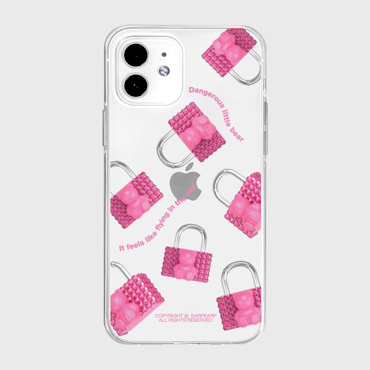 어프어프(EARPEARP) COVY PADLOCK PATTERN-PINK(젤리)