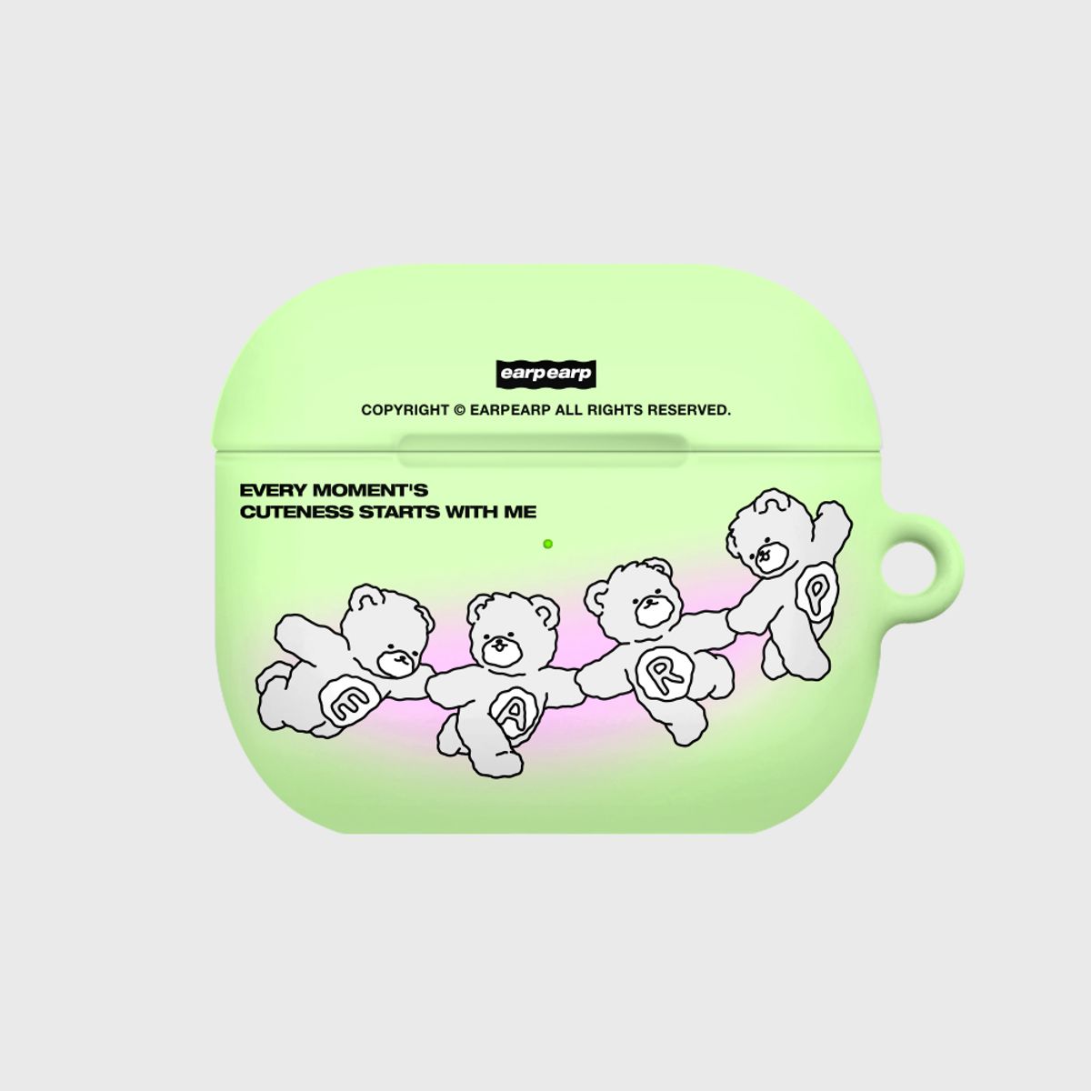 어프어프(EARPEARP) CUTE BEAR FRIENDS-GREEN(에어팟3-하드)