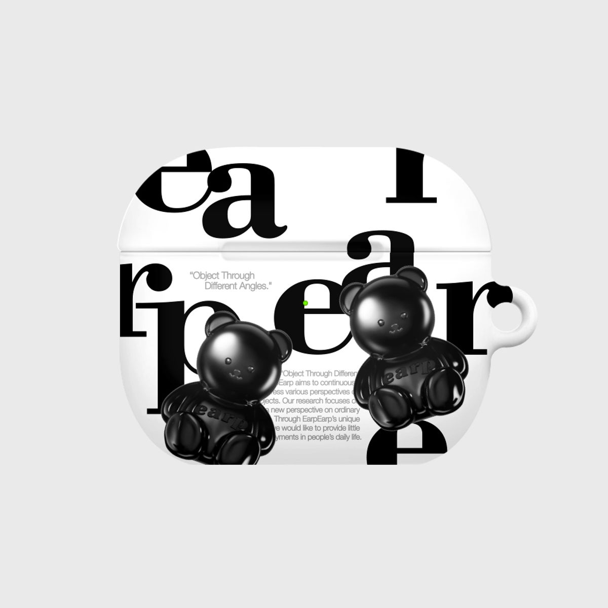 어프어프(EARPEARP) BLACK COVY OBJECT-WHITE(에어팟3-하드)