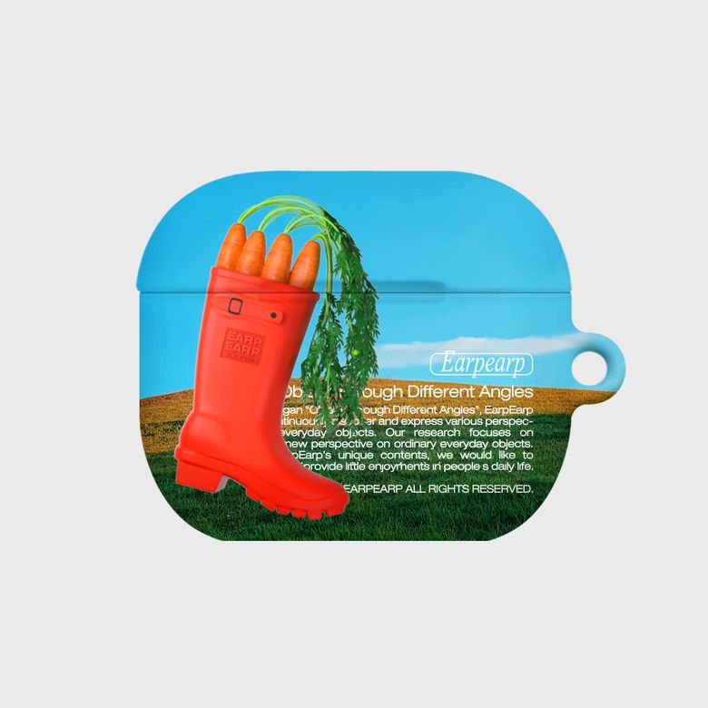 CARROT INSIDE RAINBOOTS-RED(에어팟3-하드)
