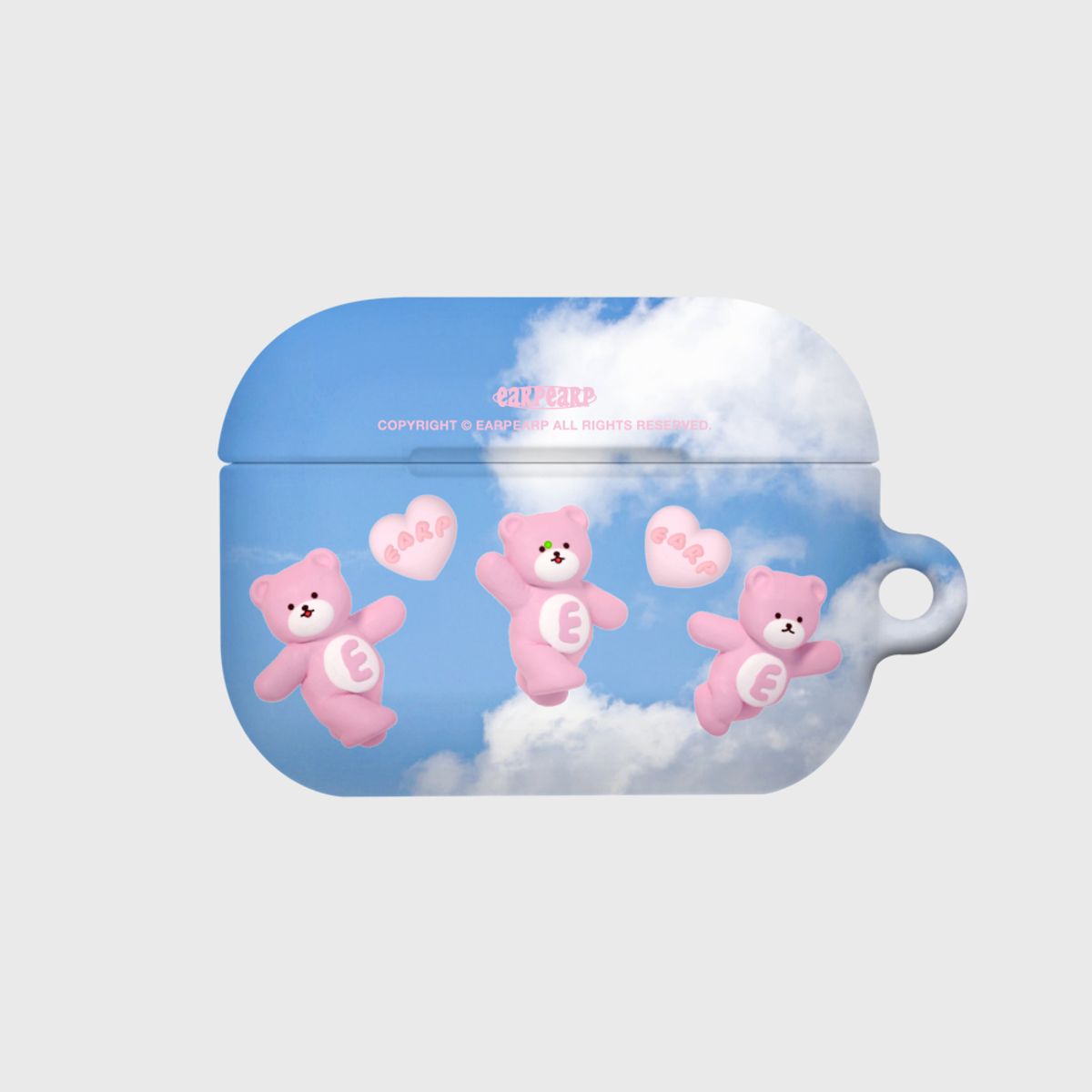 어프어프(EARPEARP) [프로3 추가]CLAYEY PUNI IN SKY-PINK(에어팟프로-하드)