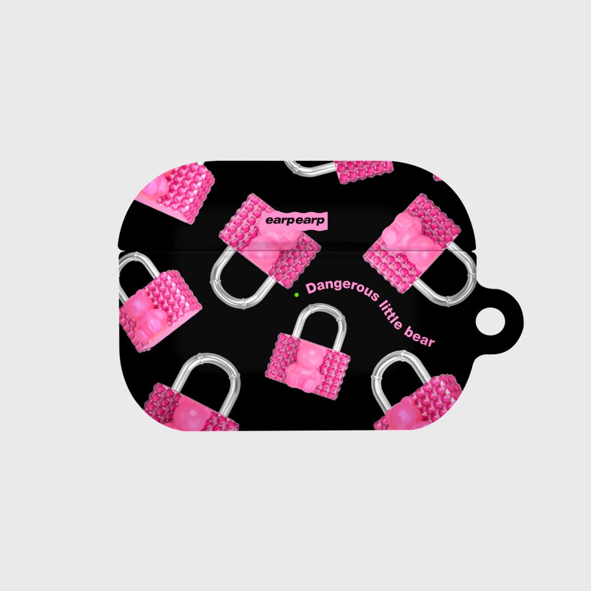 어프어프(EARPEARP) COVY PADLOCK PATTERN-PINK(에어팟프로-하드)