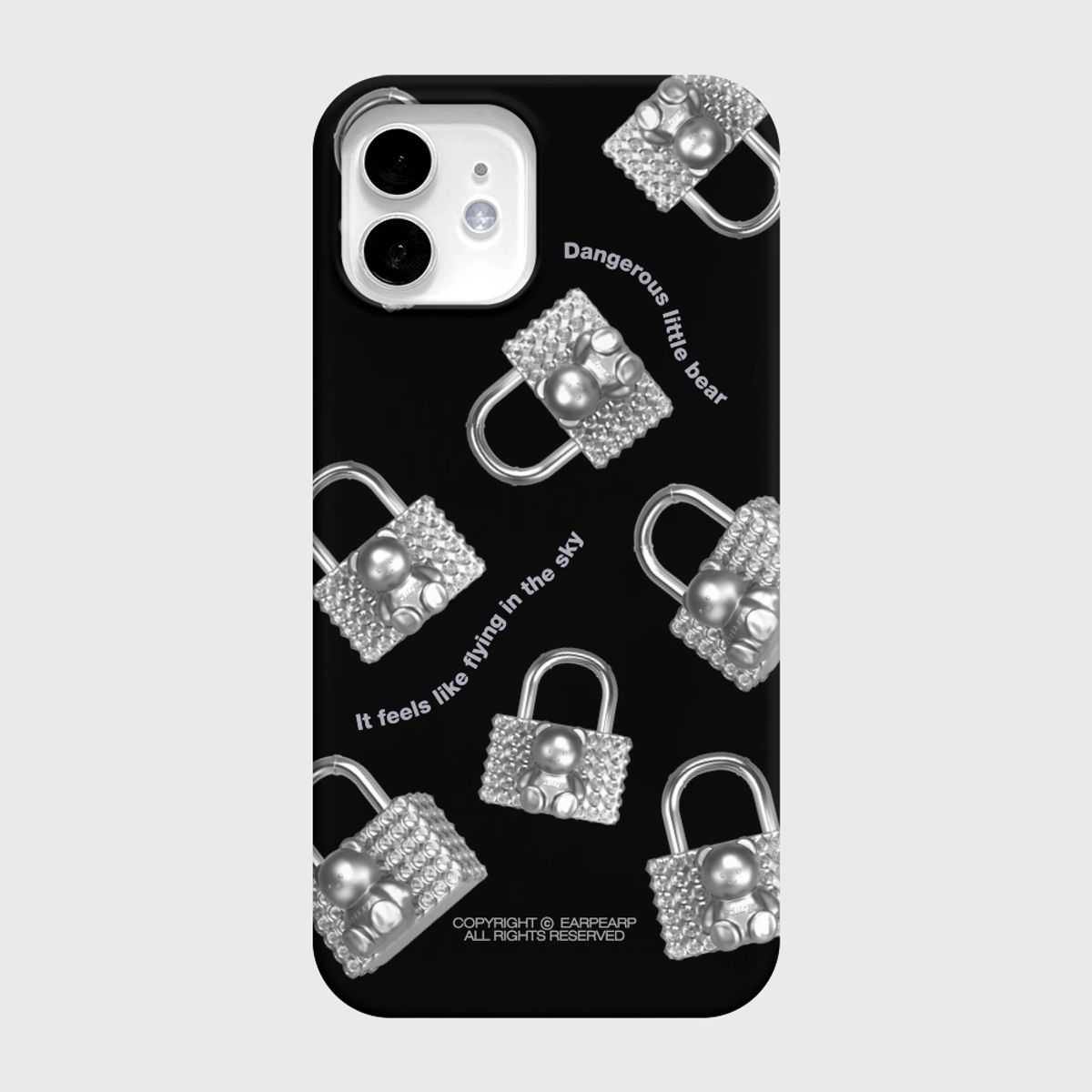 어프어프(EARPEARP) COVY PADLOCK PATTERN-GREY(하드)
