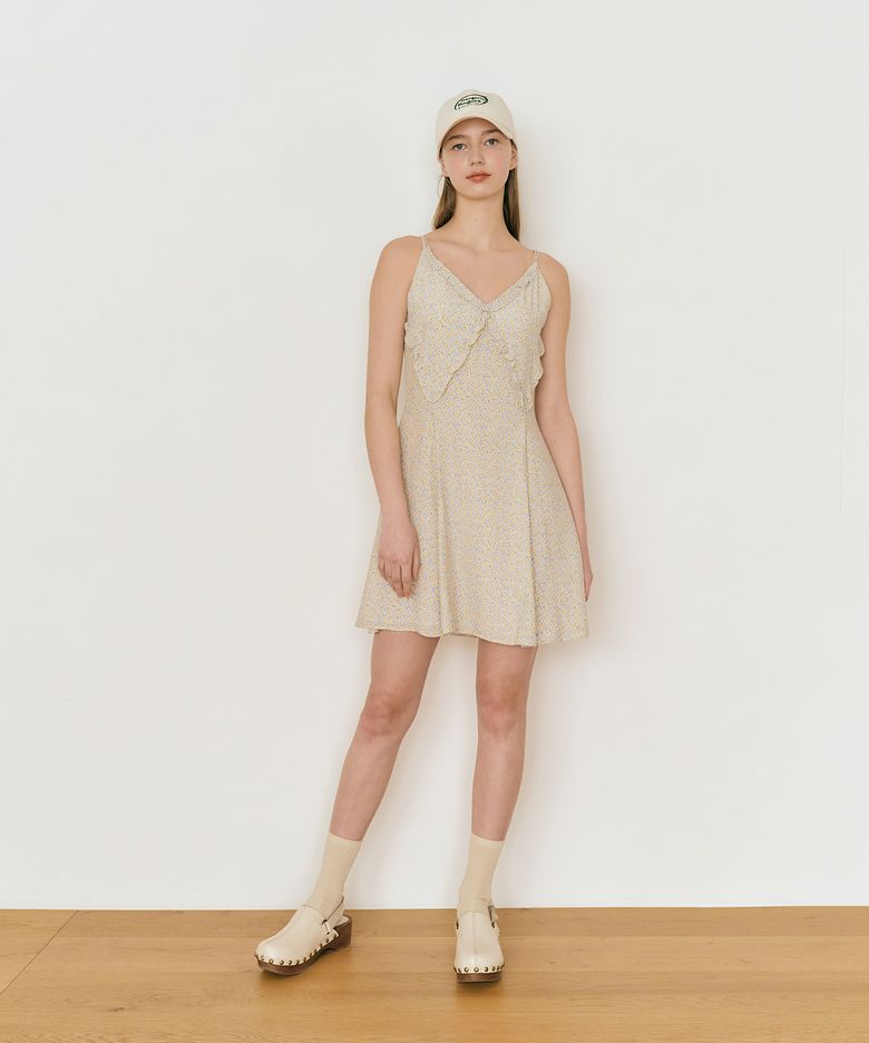 FLORET SLIP ONE PIECE (YELLOW)