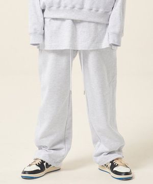 에스큐 프론트 라인 레귤러 롱 스웻팬츠 (1%멜란지)