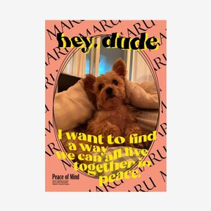 POM PEACEFUL 일러스트 포스터 A3 A4