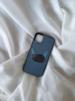 [패브릭 자수 케이스]Ru love vinyl