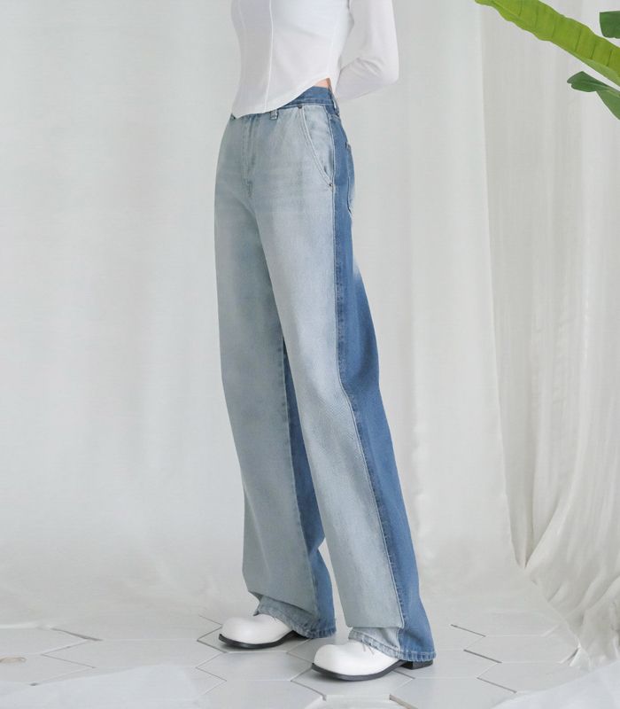 [AVANDRESS] ★SALE★Reverse wide denim pants MUSINSA | AVANDRESS Reverse wide denim pants