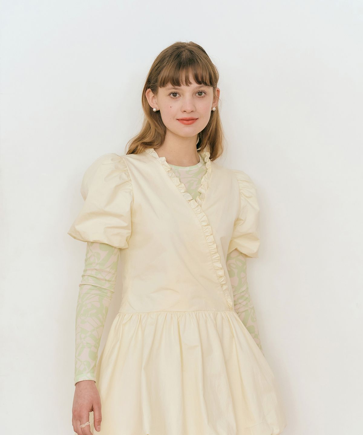 마가린핑거스(MARGARIN FINGERS) SPLIT T SHIRT (LIGHT GREEN)
