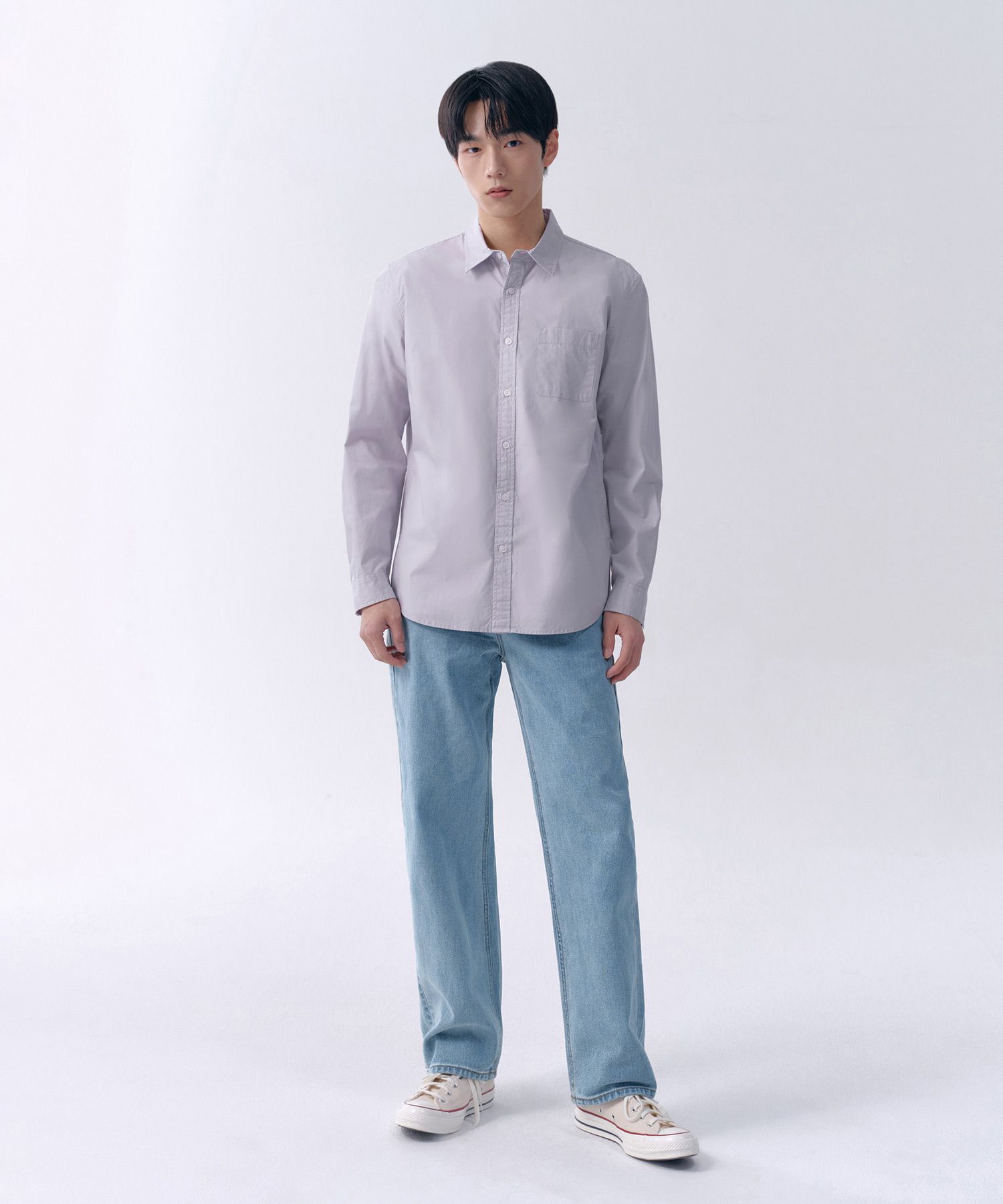 MUSINSA | MUSINSA STANDARD STRAIGHT DENIM PANTS [SKY BLUE]