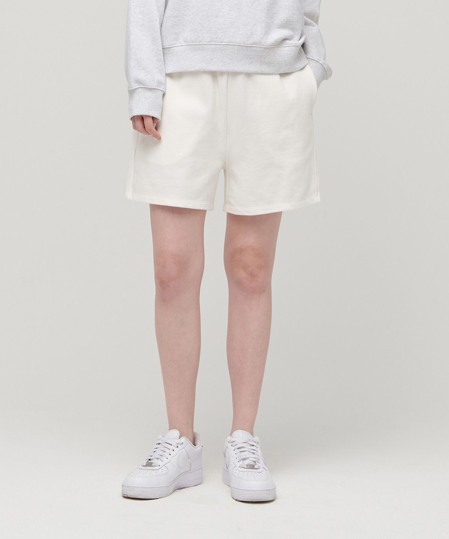 MUSINSA MUSINSA STANDARD WOMAN Women's Sweat Shorts [Cream]