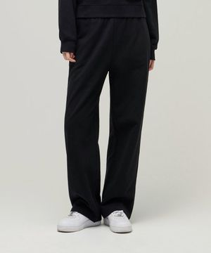 우먼즈 릴렉스드 라운지 스웨트 팬츠 [블랙]