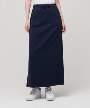 우먼즈 스웨트 맥시 스커트 [네이비]