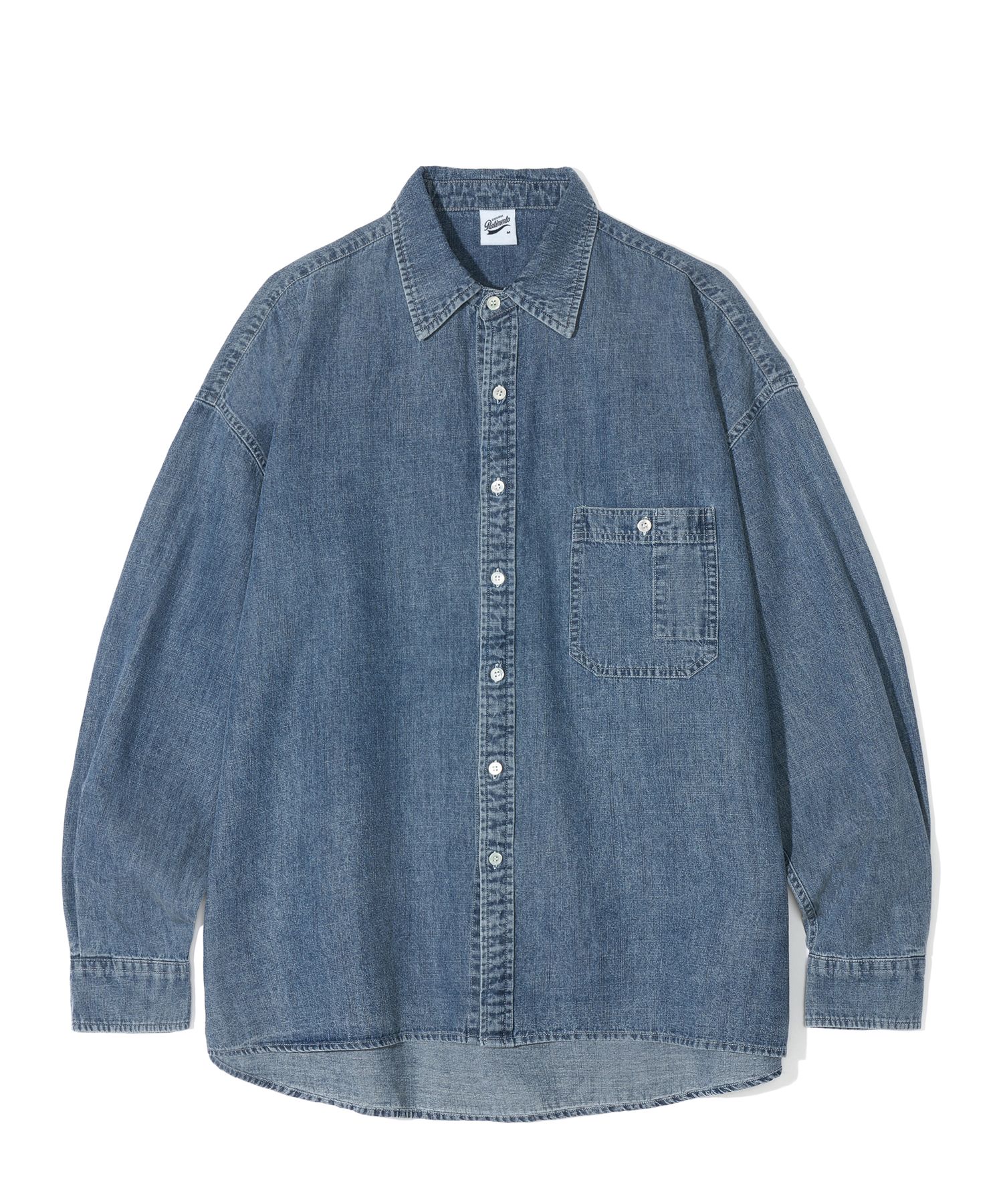 【PARTIMENTO】関税込★Oversize Stone Washing Denim Shirts MUSINSA | PARTIMENTO OVERSIZED STONE WASHED DENIM SHIRT BLUE
