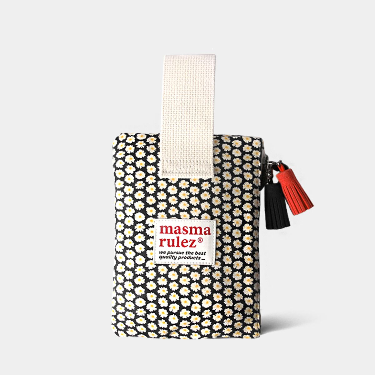 마스마룰즈(MASMARULEZ) Strap pouch _ 빅데이지 Black