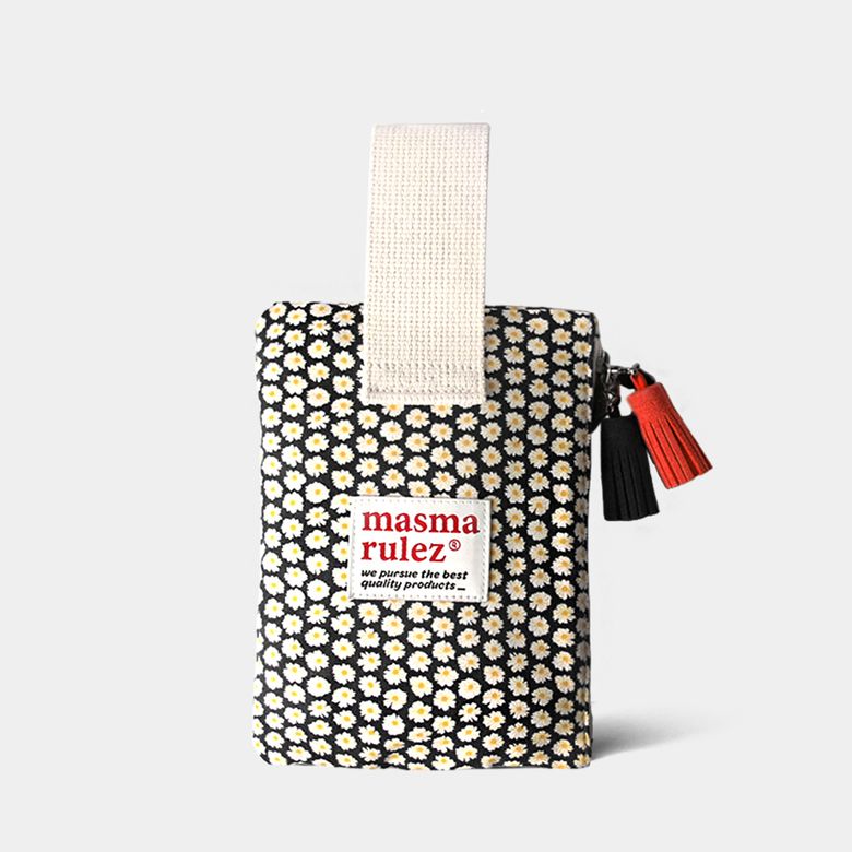 Strap pouch _ 빅데이지 Black