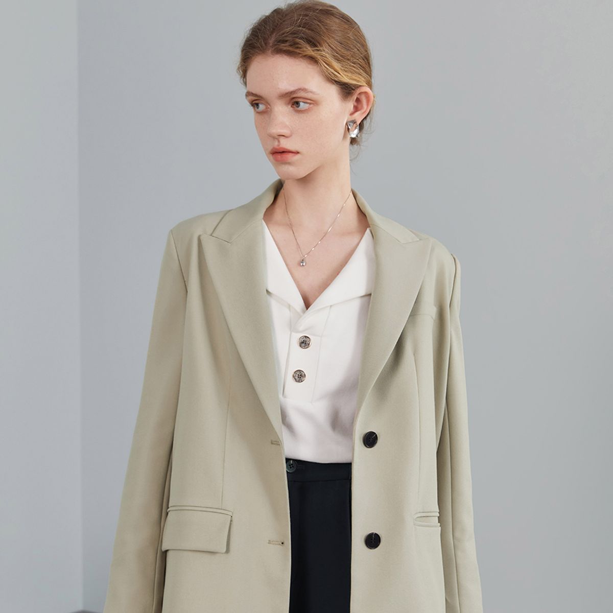 웬스데이딜라잇(WEDNESDAY DELIGHT) Delight casual 2 button jacket_2 color