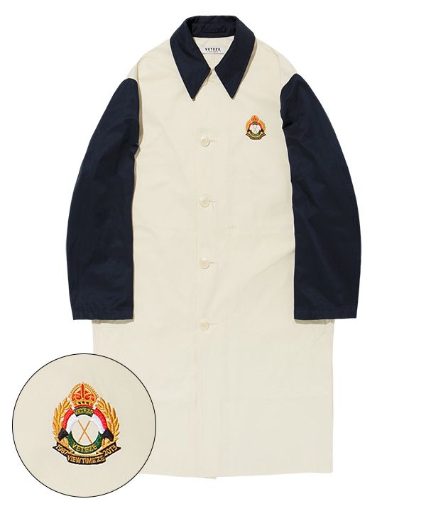 【VETEZE】22SS★ Flag Single Coat MUSINSA | VETEZE Royal Flag Single Coat (Ivory)