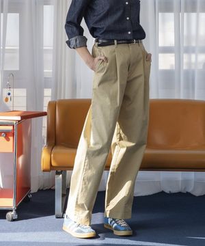 P3108 Bellet wide chino pants_Beige