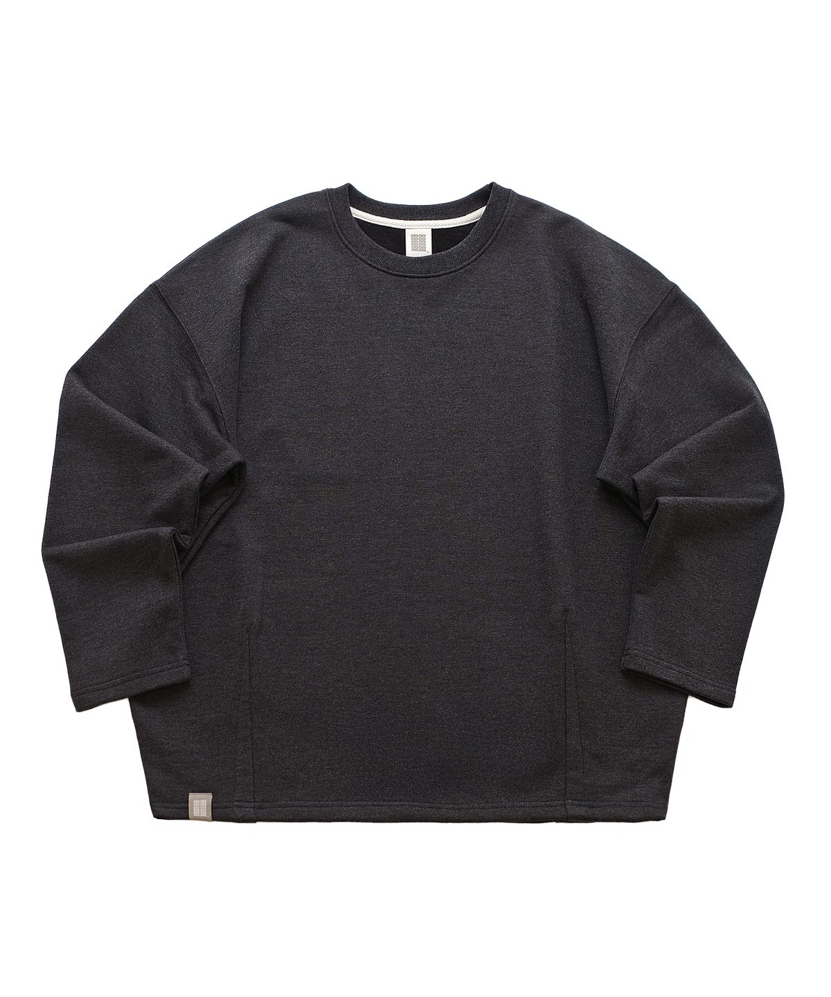 어낫띵(A NOTHING) HEAVY-TERRY BALLOON SWEAT BOX TEE (Charcoal)