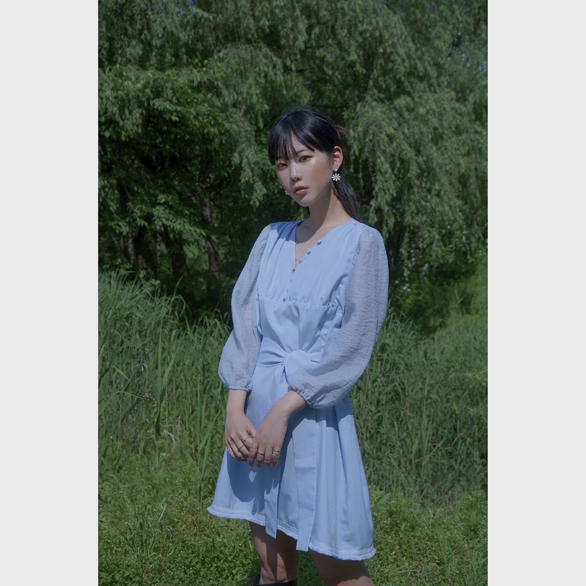 미미몽드(MIMI MONDE) 단델리온 21 드레스_스카이 블루