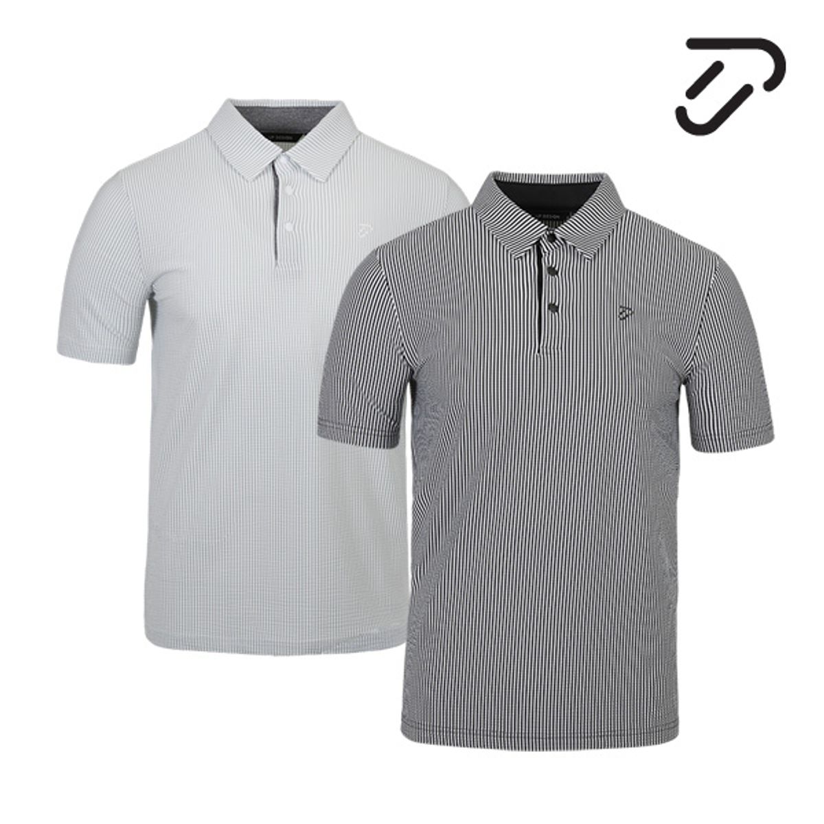 이안 폴터 디자인(IAN POULTER DESIGN) 남성 스트라이프 배색 반팔티셔츠 - 3622-101-767