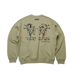 타투 커플 스웻 셔츠