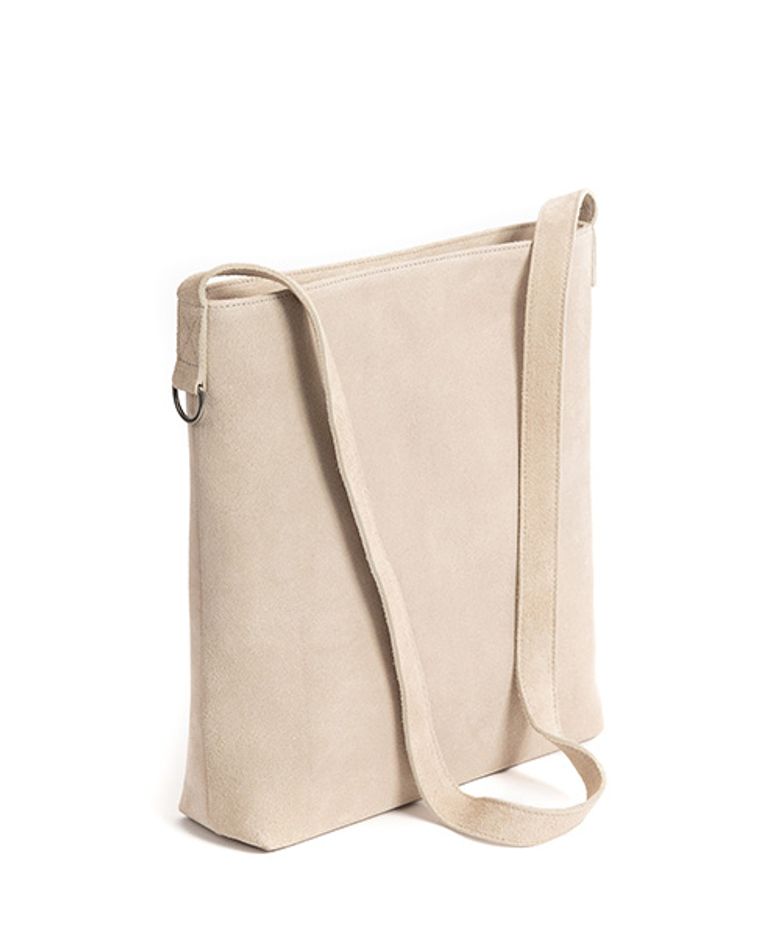WST SUEDE CROSS BAG (cream)