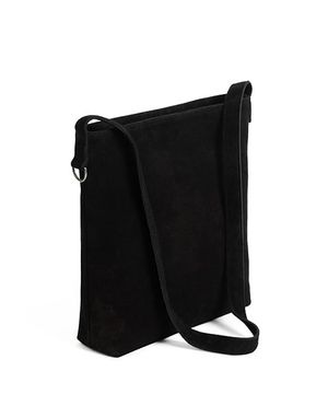 WST SUEDE CROSS BAG (black)