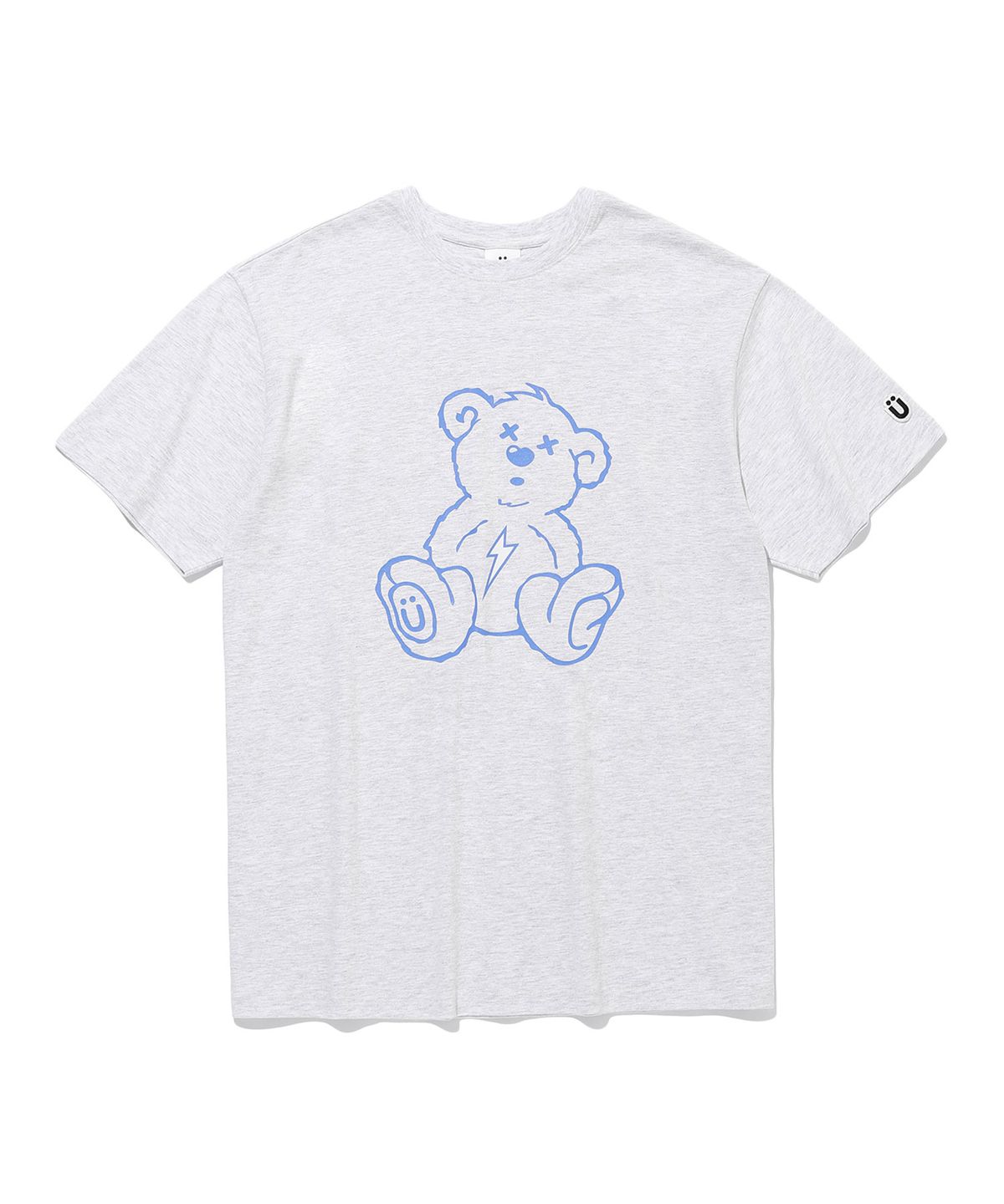 이스트쿤스트(ISTKUNST) THUNDER BEAR SS TEE_LIGHT GREY(IK2CMMT502A)