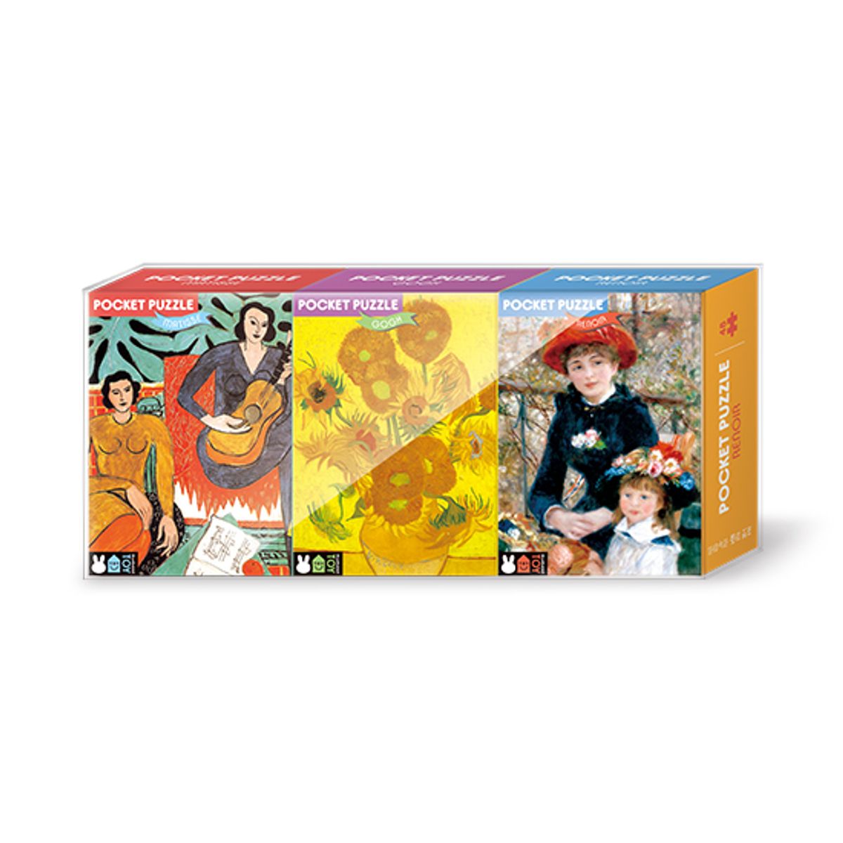블루래빗(BLUERABBIT) 포켓퍼즐 명화 - 마티스 고흐 르누아르