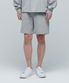 플랫 테리 스웨트 쇼츠 [미디엄 그레이]