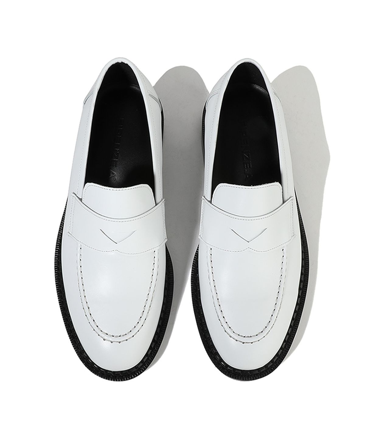 피렌체 아뜨리에(FIRENZE ATELIER) 이중웰트 하이퀄리티 유팁 페니로퍼 4020 [CREAM WHITE]