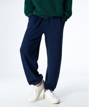 포시즌 스트링 와이드팬츠 - 네이비