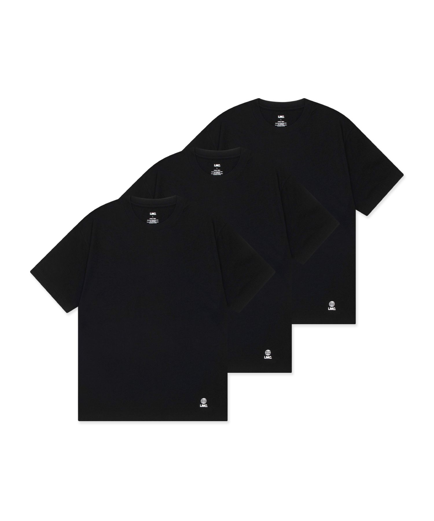 Tシャツ・カットソー LMC GLOBE TEE 3PACK black 0LM45CTS112BLK MUSINSA | LMC GLOBE TEE 3PACK black