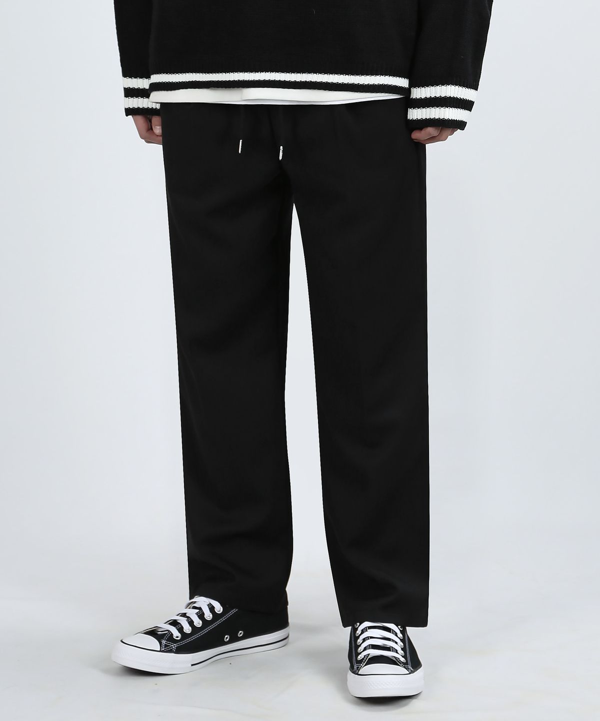 베리베인(VERYVAIN) VENTIL ONE TUCK PANTS (BLACK)
