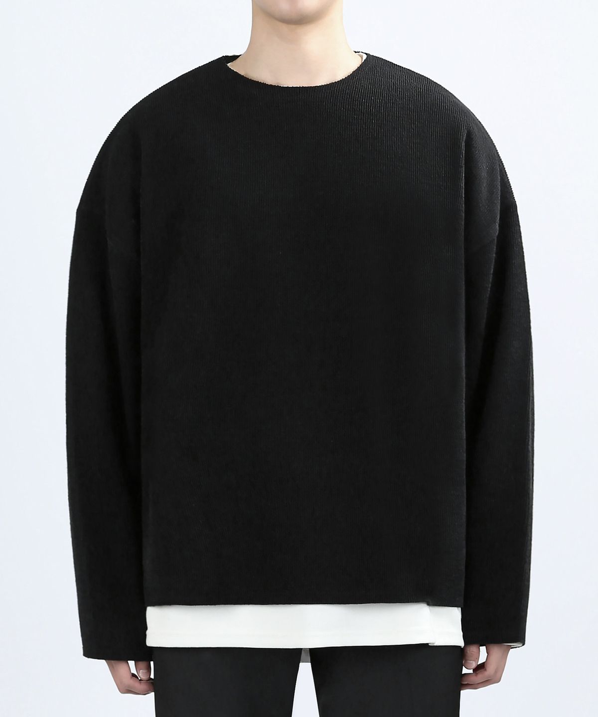 베리베인(VERYVAIN) STILL NPR KNIT (BLACK)
