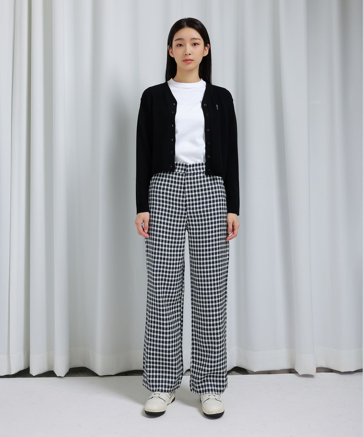 하드코어 해피니스(HARDCORE HAPPINESS) STITCH CHECK SLACKS