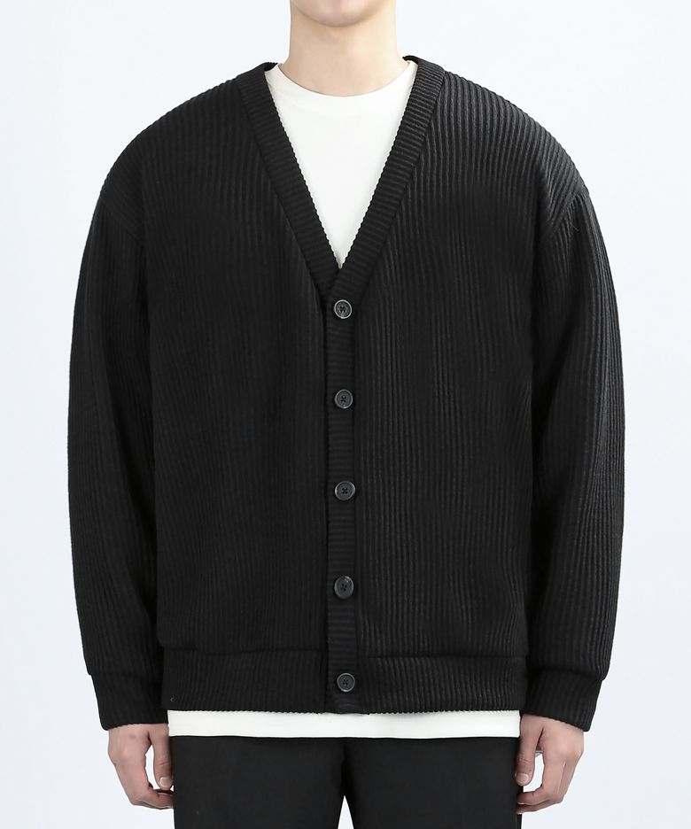 RAVINE TENSION CARDIGAN (BLACK)