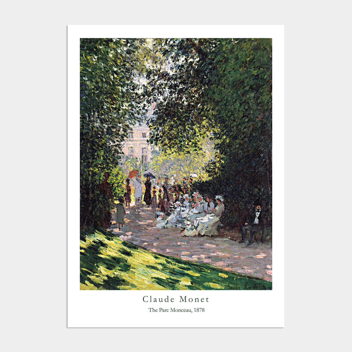 멜팅스튜디오(MELTING STUDIO) 클로드 모네 액자 인테리어 전시 포스터 / 27번 The Parc Monceau 1878