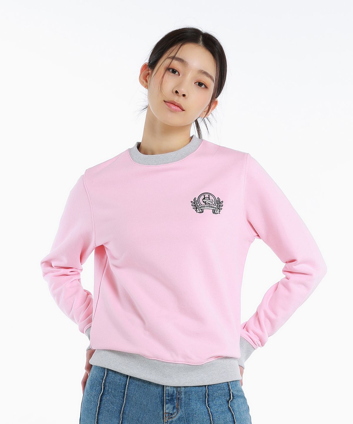 하드코어 해피니스(HARDCORE HAPPINESS) VINTAGE SWEATSHIRT Pink
