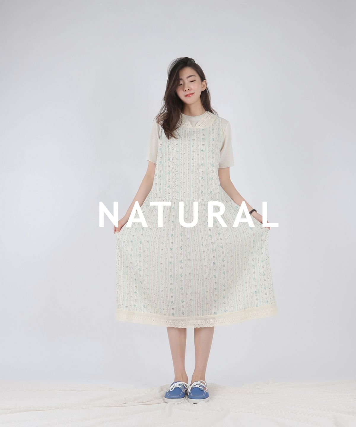 스타일바이미인(STYLEBYMIIN) 면요루레이스원피스