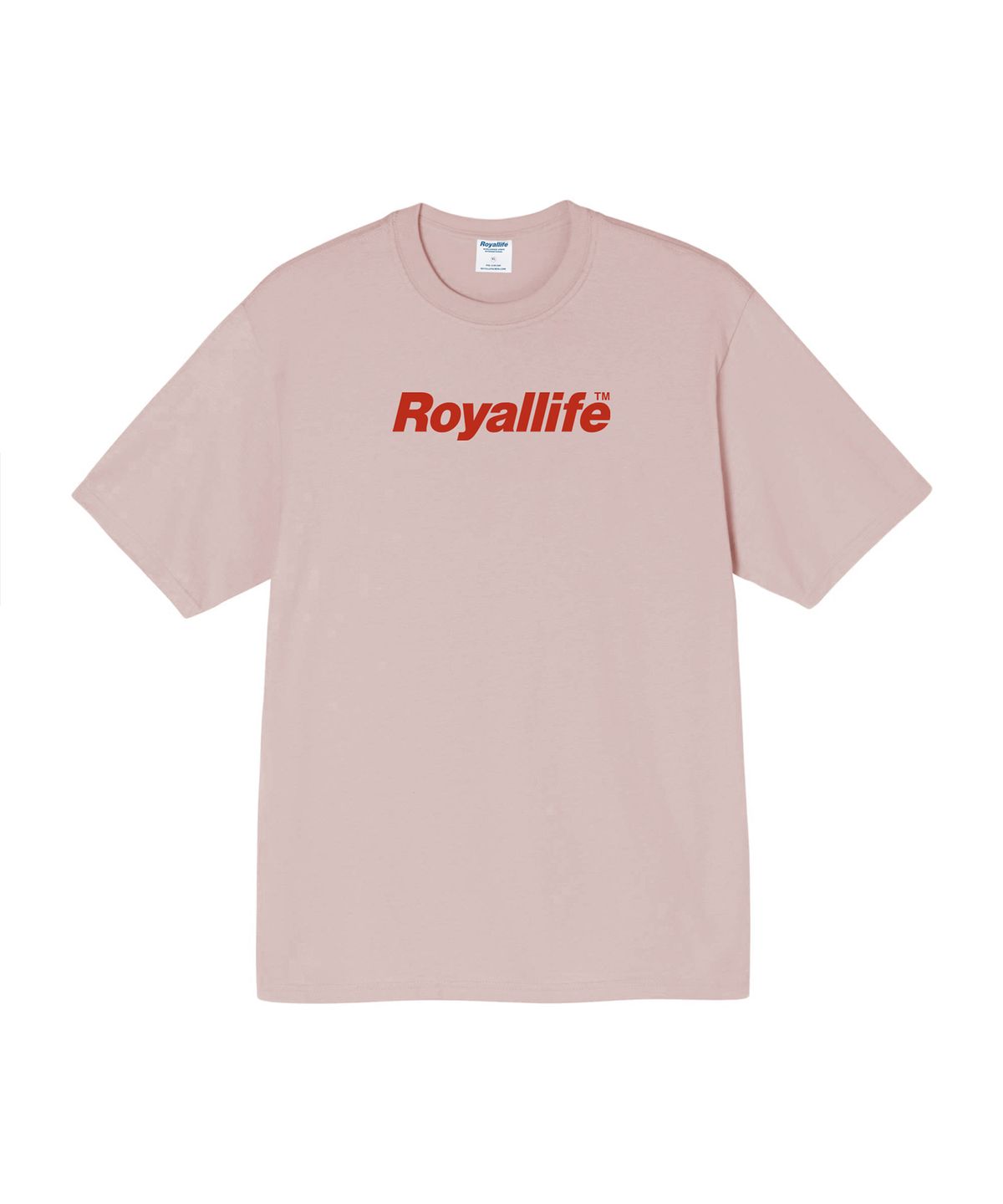 로얄라이프(ROYALLIFE) RL1001 오리지널 로고 반팔티 - 핑크