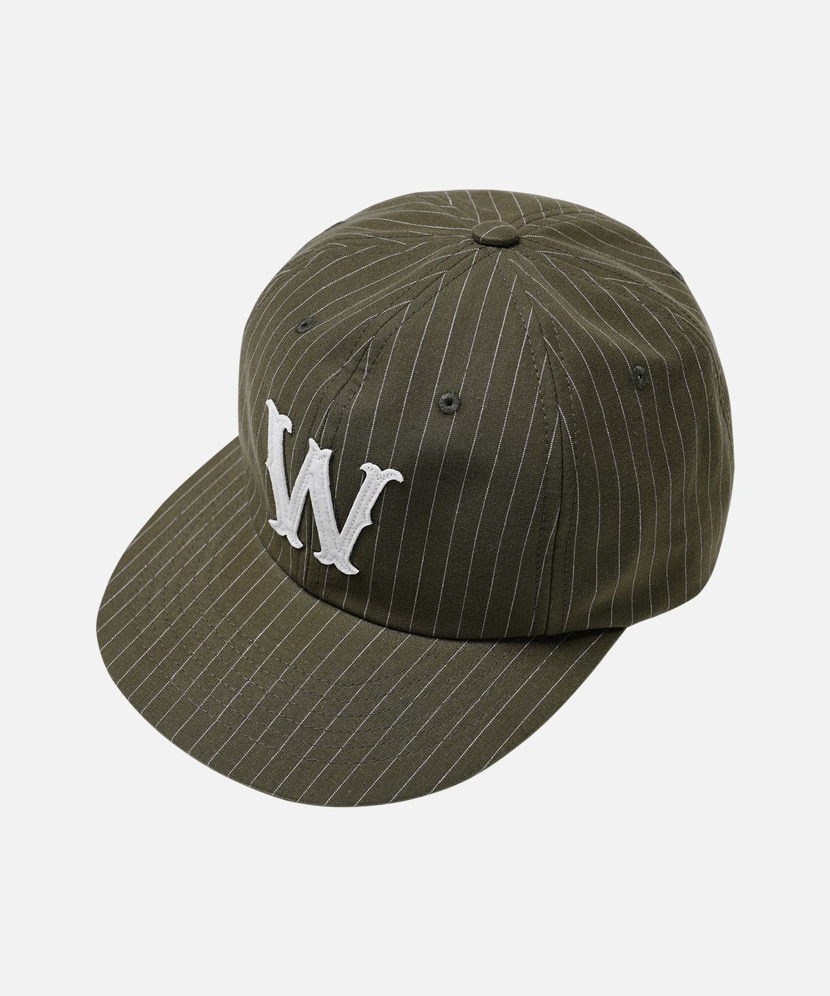 프리즘웍스(FRIZMWORKS) NATURE LOGO BALL CAP _ OLIVE STRIPE
