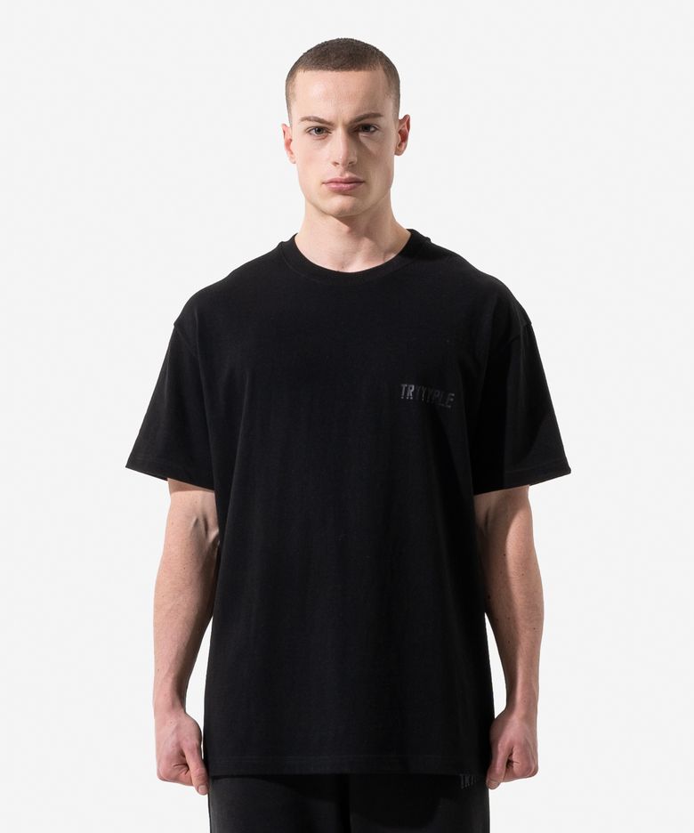노이스 스튜디오 Expose 오버핏 반팔 티셔츠 Oversided T-Shirt - 블랙